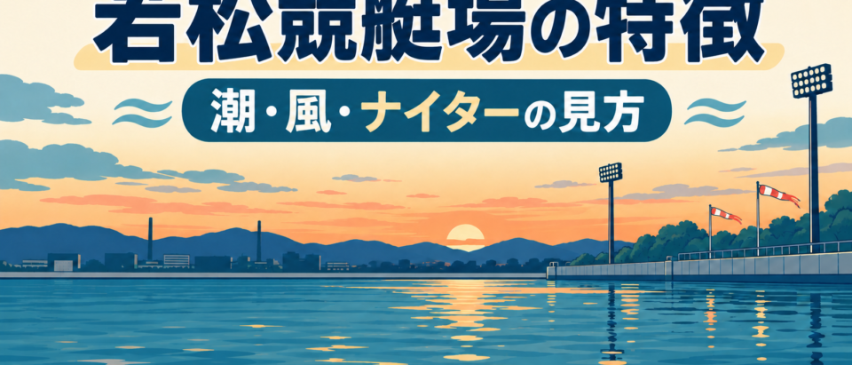 若松競艇場の特徴は？潮・風・ナイターの見方とレース前の確認手順